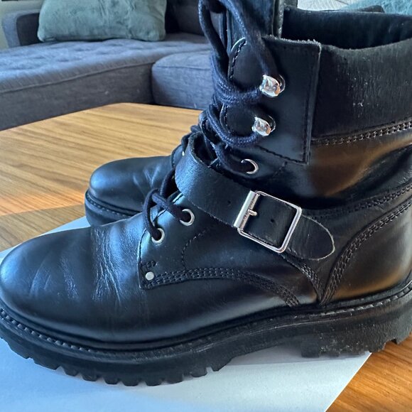 All Saints Paulina Lace-up Women's Combat Boot - Picture 3 of 4